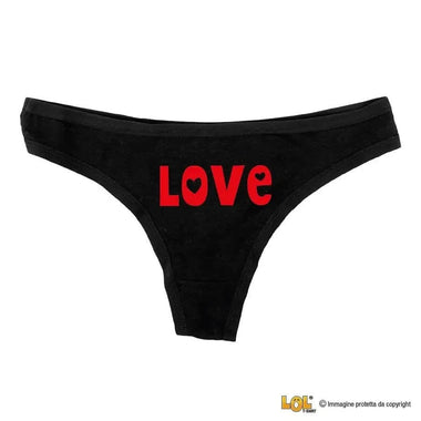 Tanga Slip Donna in Cotone Love – Sexy e Minimal