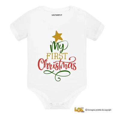 Body per Neonato My First Christmas