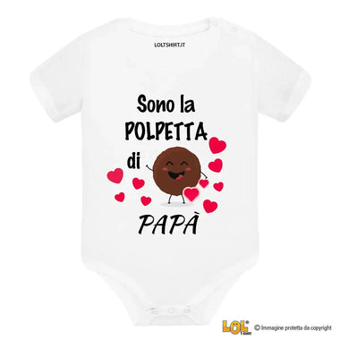 Body Neonato – Sono la Polpetta di Papà