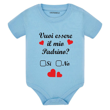 Body per Neonato Vuoi essere il mio padrino?-Body per bimbi-Lol T-shirt