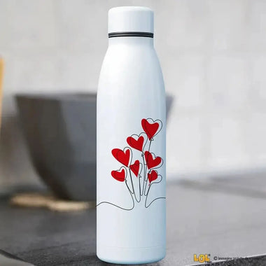 Borraccia Personalizzata con Nomi Questa casa è piena d'amore 700 ml-Borraccia-Lol T-shirt