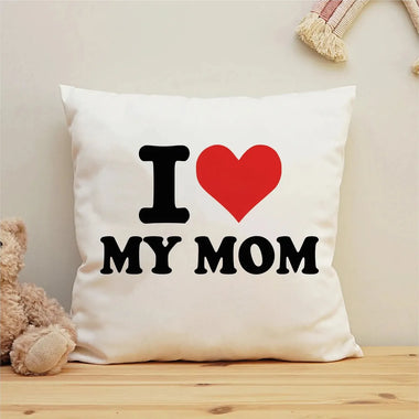 Cuscino I Love My Mom-Cuscino personalizzato-Lol T-shirt