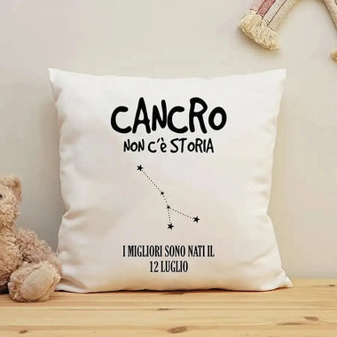 Cuscino Personalizzato Segno Zodiacale Cancro-Cuscino personalizzato-Lol T-shirt
