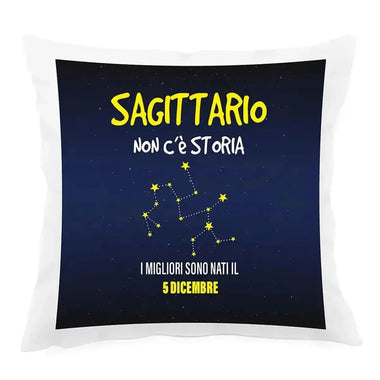 Cuscino Personalizzato Segno Zodiacale Sagittario con Fondo Stellato-Cuscino personalizzato-Lol T-shirt