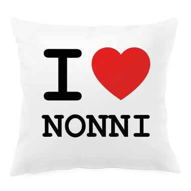 Cuscino Quadrato I Love Nonni – Idea Regalo per i Nonni, Festa dei Nonni-Cuscino personalizzato-Lol T-shirt