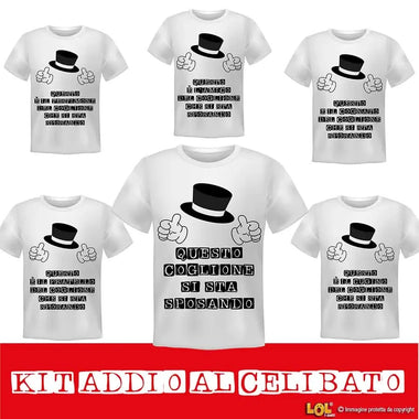 T-shirt Uomo Kit Addio al Celibato