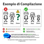 Adesivi per Auto Famiglia a Bordo con Soggetto a scelta adesivi per auto