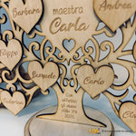Albero della Vita Regalo Maestra personalizzato Albero della vita in legno