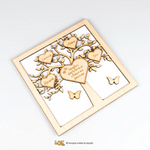 Lol T-Shirt Albero della vita in legno Cornice Albero della vita famiglia personalizzato con nomi Legno