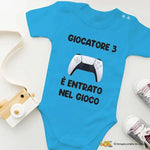 Body Neonato "Giocatore 3 è Entrato nel Gioco" Idea Regalo Nascita Body per bimbi