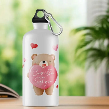 Borraccia Personalizzata con Nomi con Orsetto Borraccia