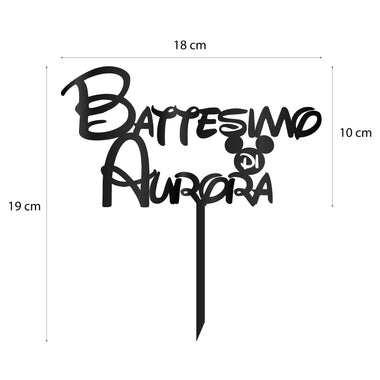 Cake Topper Bambino Personalizzabile