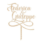 Cake Topper Nomi Coppia
