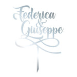 Cake Topper Nomi Coppia