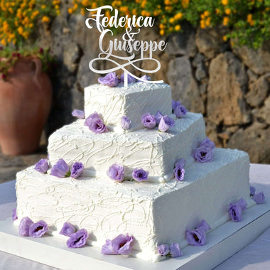 Cake Topper Nomi Coppia
