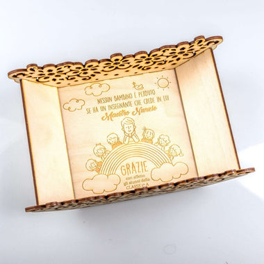Cestino Idea Regalo Maestra Fine Anno Cestino Porta Ovetti