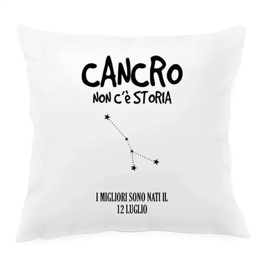 Cuscino Personalizzato Segno Zodiacale Cancro Federe per cuscino
