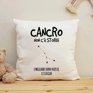Cuscino Personalizzato Segno Zodiacale Cancro Federe per cuscino
