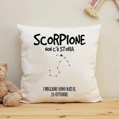 Cuscino Personalizzato Segno Zodiacale Scorpione Federe per cuscino