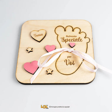 Idea Regalo Volete essere i miei padrini?