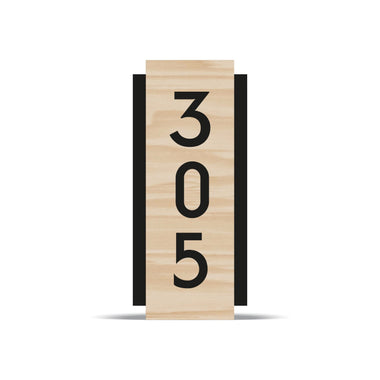 Numeri Camera Hotel/Albergo in plexiglass accoppiato (mod. Ali)