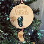 Pallina di Natale il mio primo natale con nome personalizzato
