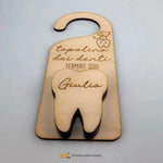 Porta Dentini da Appendere alla Porta Topolino Dei Denti Fermati Qui Porta Dentini da Appendere alla Porta