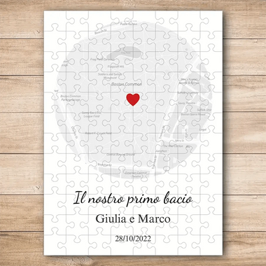 Puzzle Mappa Amore