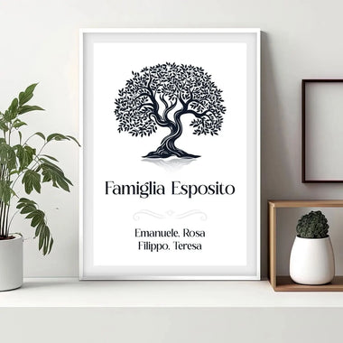 Quadro Albero della Vita Famiglia