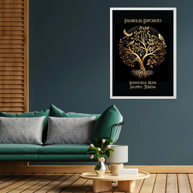 Quadro Cornice Albero della Vita Personalizzato
