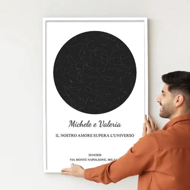 Quadro Mappa Stellare