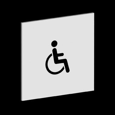 Cartello Toilette Bagno Disabili Segnaletica Cartello Interno