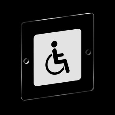 Cartello Toilette Bagno Disabili Segnaletica Cartello Interno
