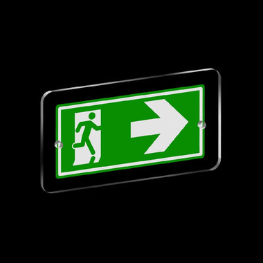 Cartello Uscita di Sicurezza Segnaletica Cartello Interno