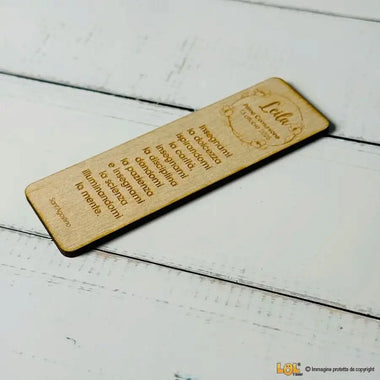 10 pz Segnalibro Bomboniera Prima Comunione Personalizzabile con Nome e Frase - Cornice Fiori Segnalibro