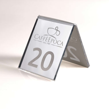 Segnaposto da Tavolo Plexiglass Effetto Specchio