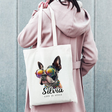 Shopper Cane Personalizzata Nome Shopper