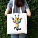 Shopper Giraffa Personalizzata Nome Shopper