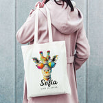Shopper Giraffa Personalizzata Nome Shopper