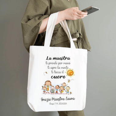 Shopper Personalizzata Maestra Shopper