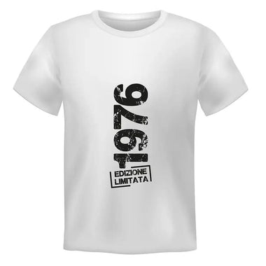 T-shirt Uomo 1976 Edizione Limitata con Anno di Nascita Personalizzabile T-Shirt