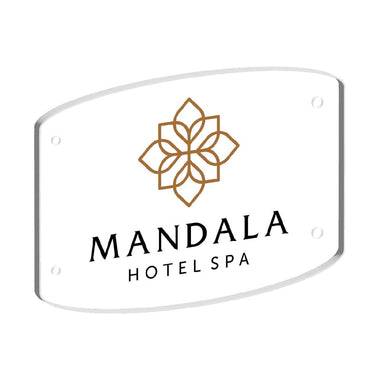 Targhe Plexiglass Arrotondata