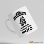 Tazza Divertente in Ceramica "Io Non Russo, Sogno di Essere una Moto" Tazze Personalizzate
