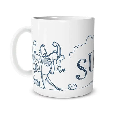Tazza Felice Super Papà Personalizzata con Nome Tazze Personalizzate