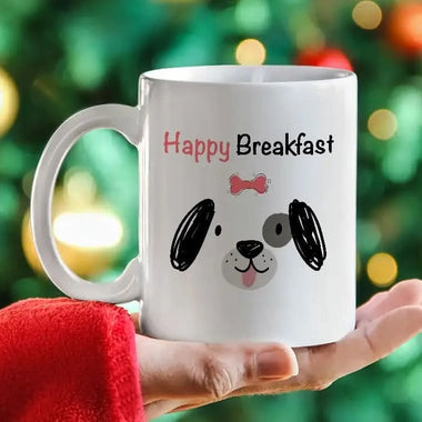 Tazza Happy Breakfast Dogs Tazze Personalizzate
