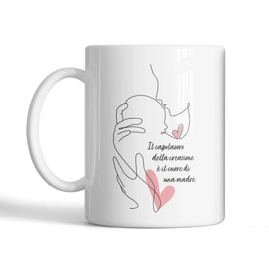 Tazza Il Capolavoro della Creazione è il Cuore di una Madre Tazze Personalizzate