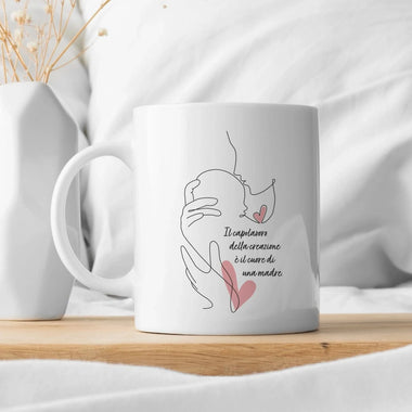 Tazza Il Capolavoro della Creazione è il Cuore di una Madre Tazze Personalizzate