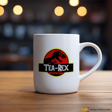 Tazza Jurassic Tea Rex Park Tazze Personalizzate