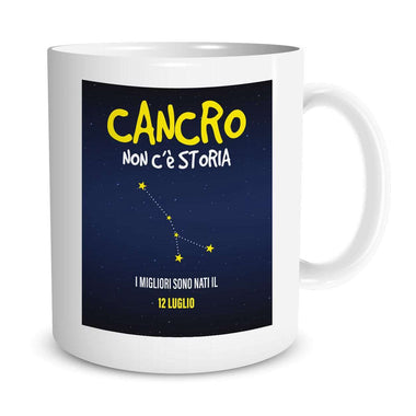 Tazza Oroscopo Segno Zodiacale Cancro Con Data Personalizzata Tazze Personalizzate