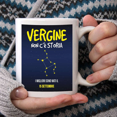 Tazza Oroscopo Segno Zodiacale Vergine Con Data Personalizzata Tazze Personalizzate
